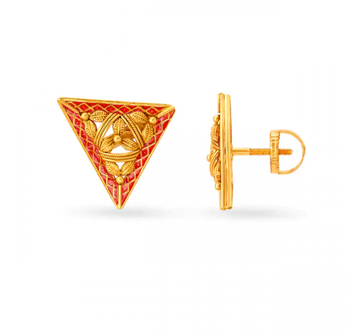 Renuka Gold Pendant Set