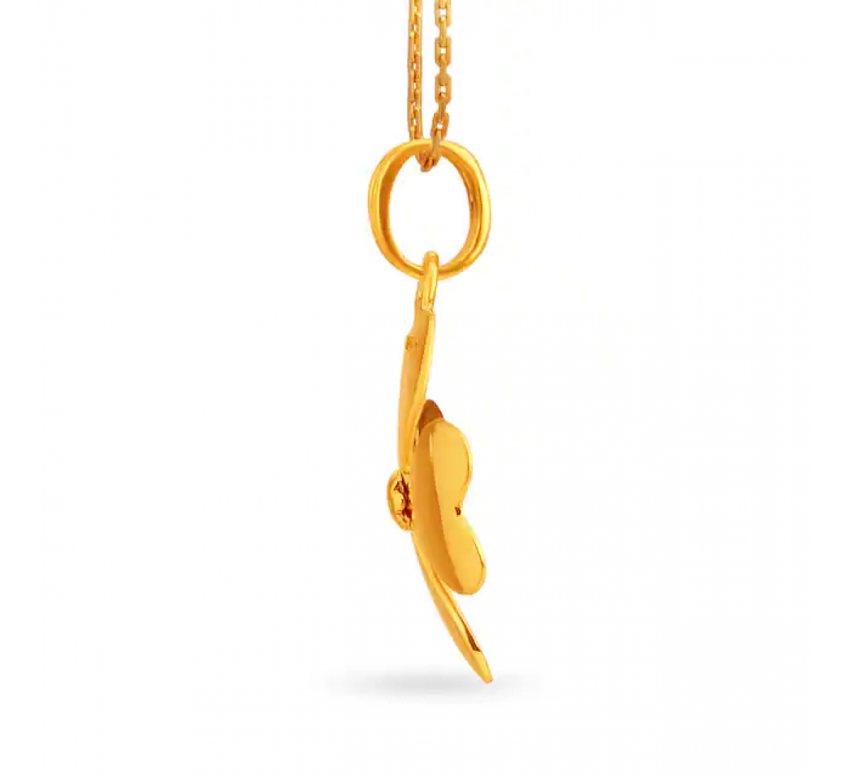 Lydia Floral Gold Pendant Set