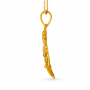 Gold Floral Pendant Set