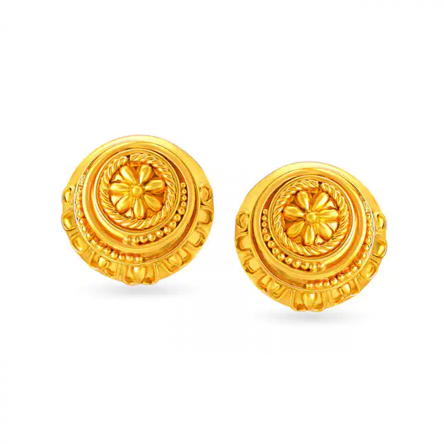 Glamorous Gold Pendant Set