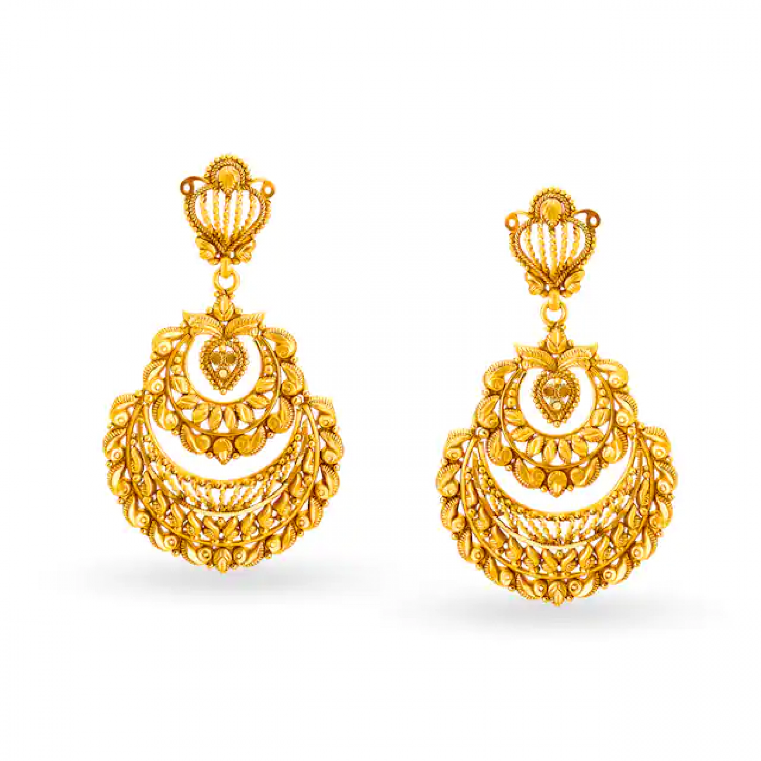 Ornate Gold Pendant Set