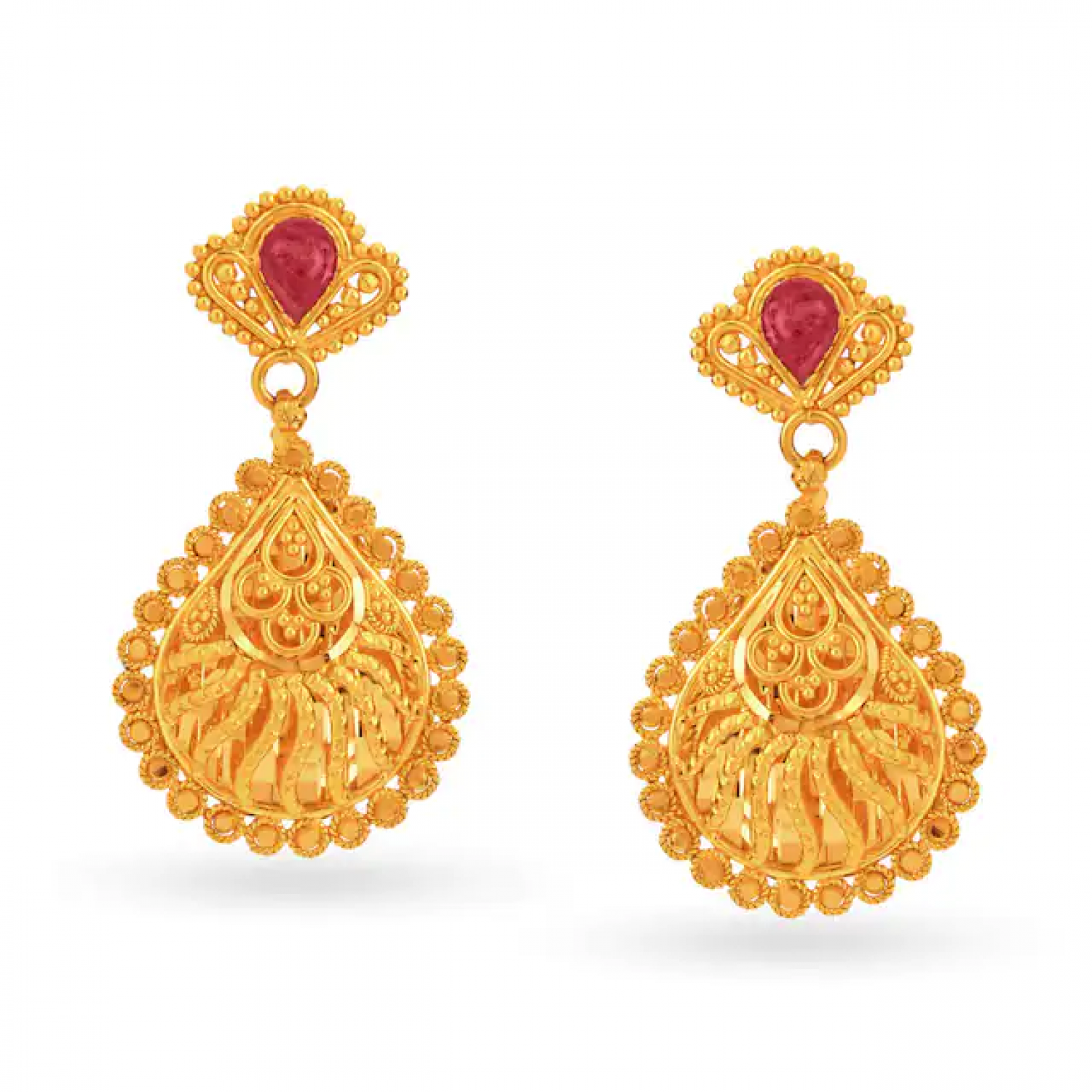 Nexus Mesh Gold Pendant Set