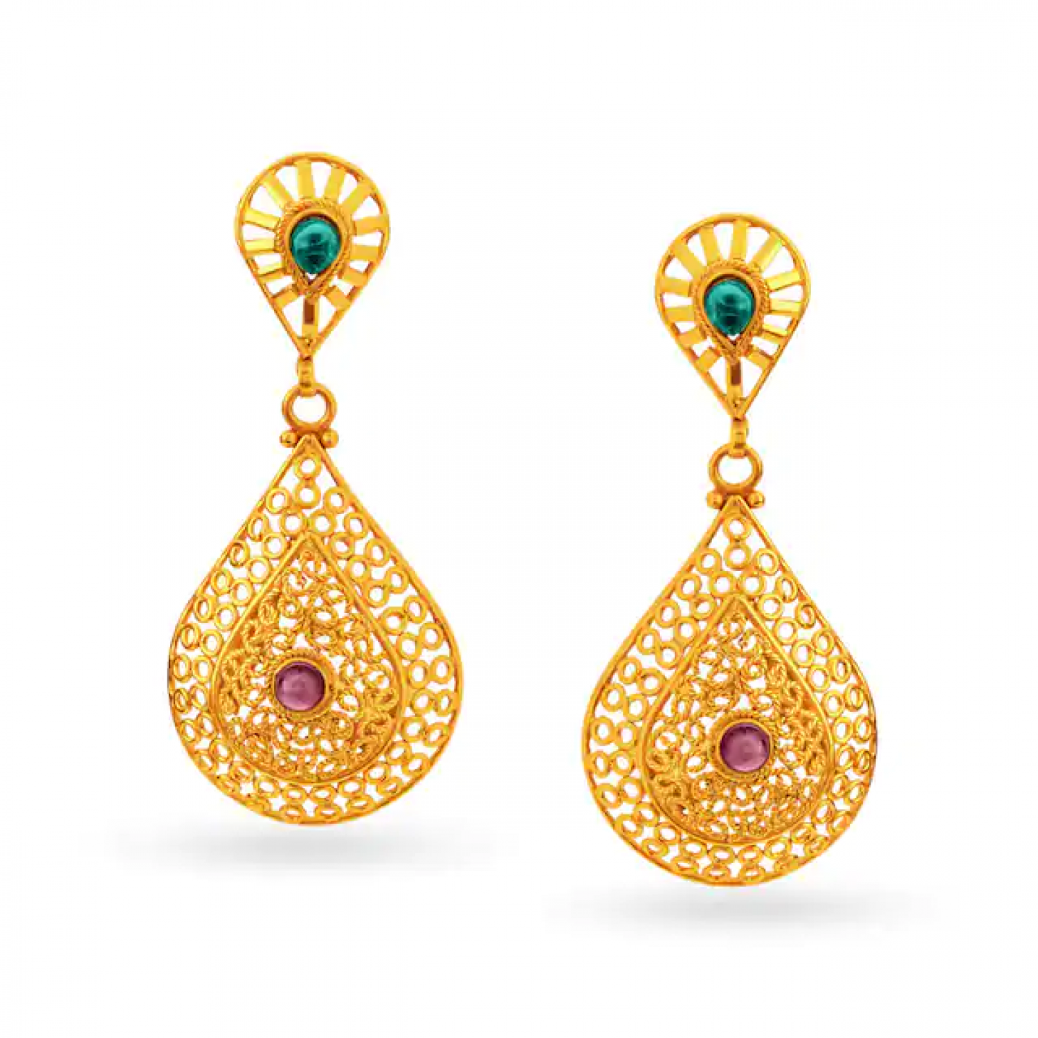 Majestic Gold Pendant Set