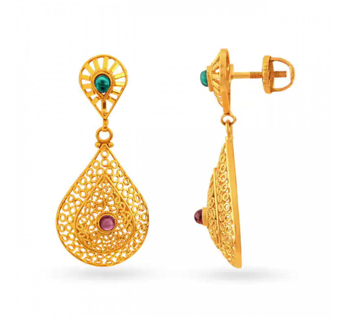Majestic Gold Pendant Set