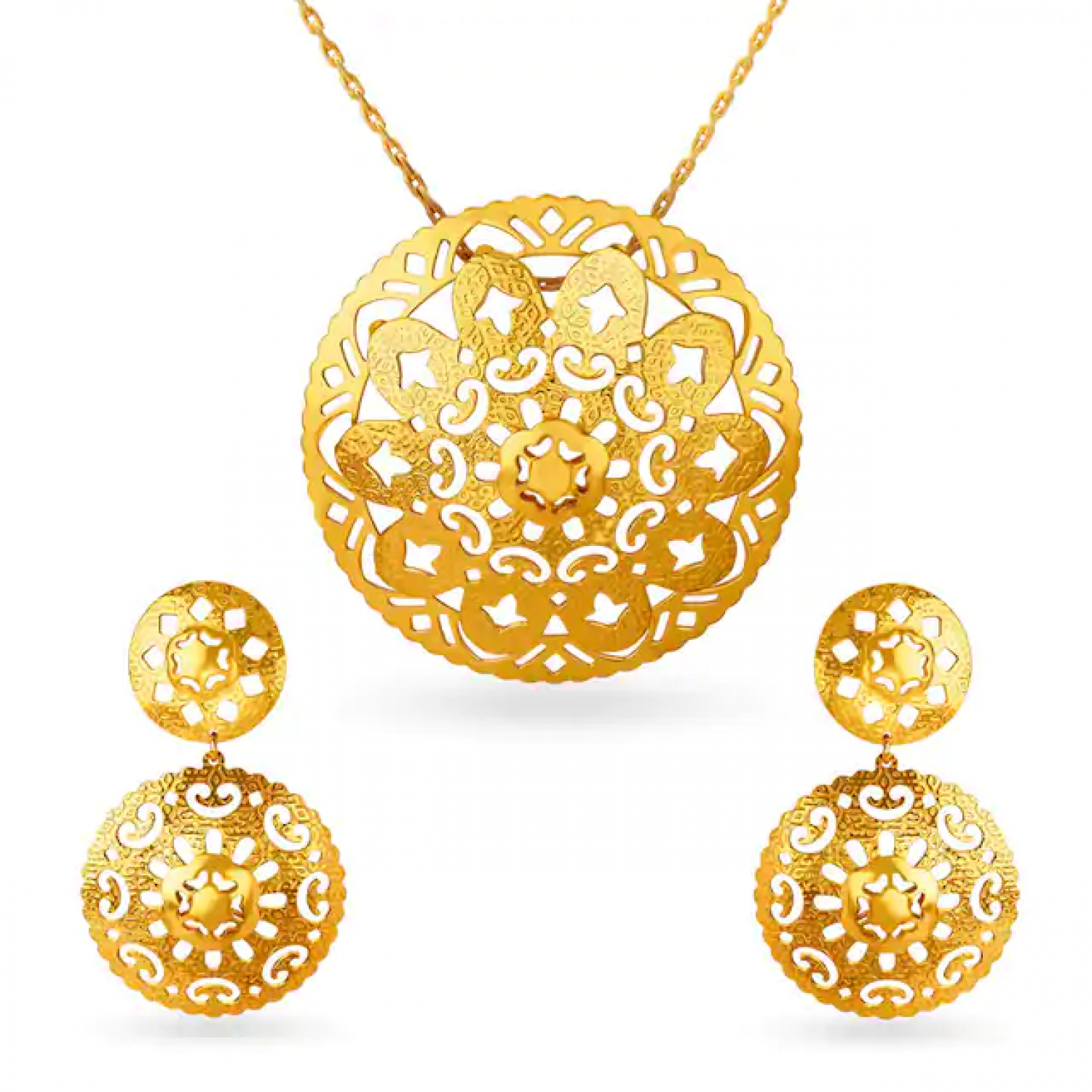 Reginald Gold Pendant Set