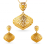 Mesh Gold Pendant Set