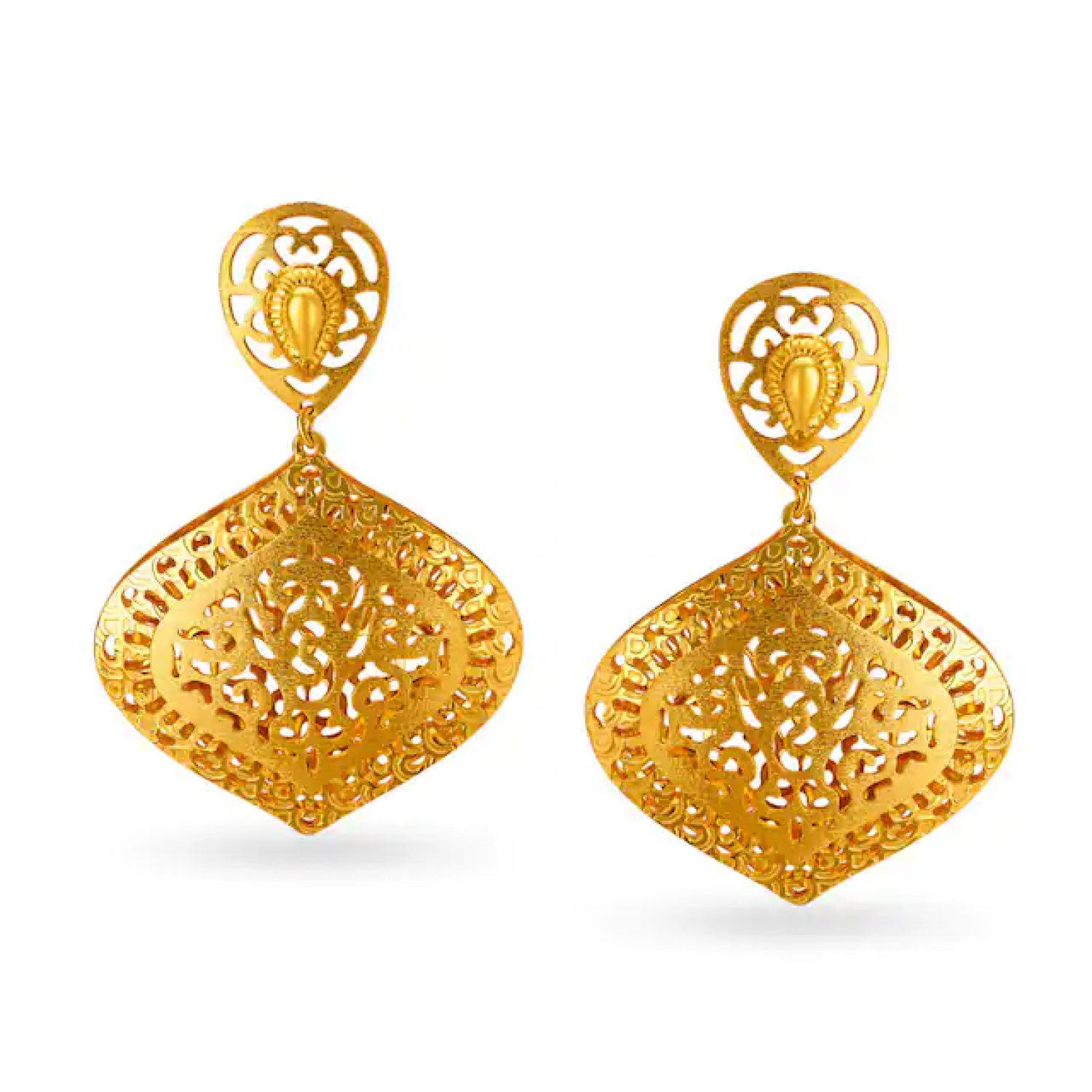 Mesh Gold Pendant Set