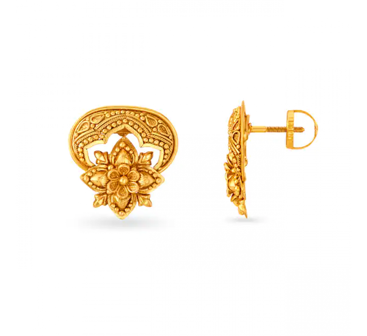 Grand Ornate Gold Pendant Set
