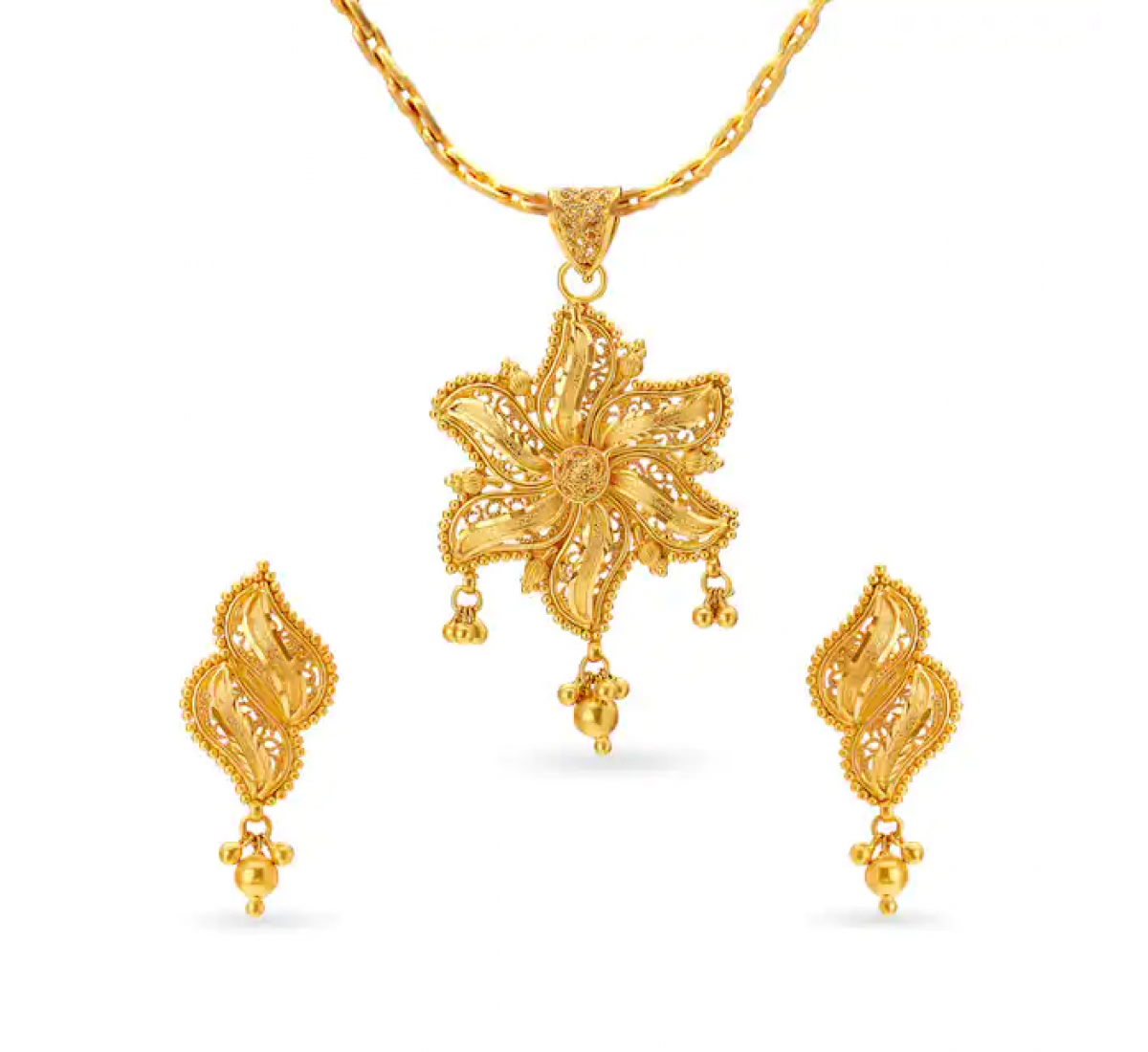 Felix Gold Pendant Set