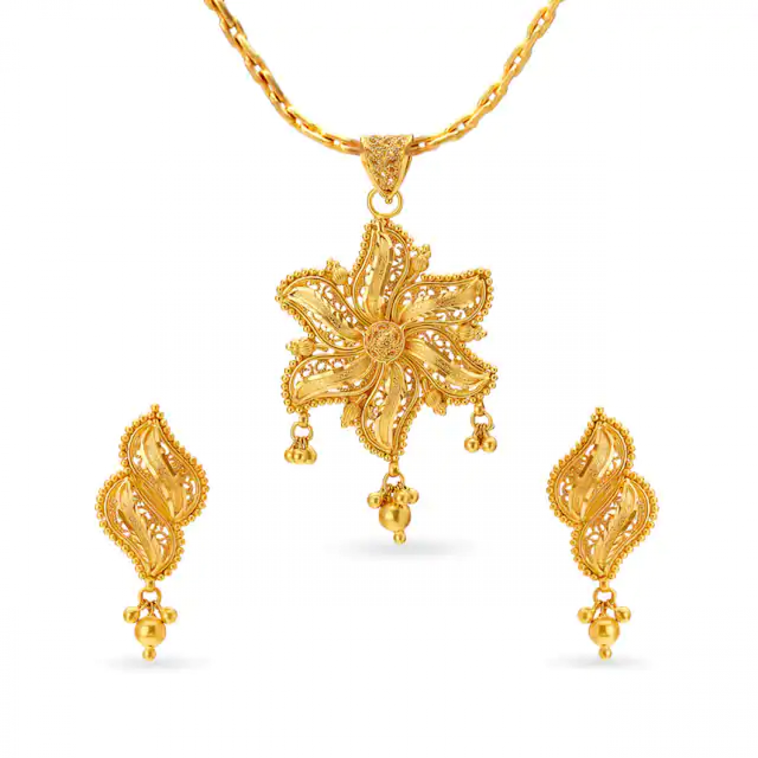Felix Gold Pendant Set