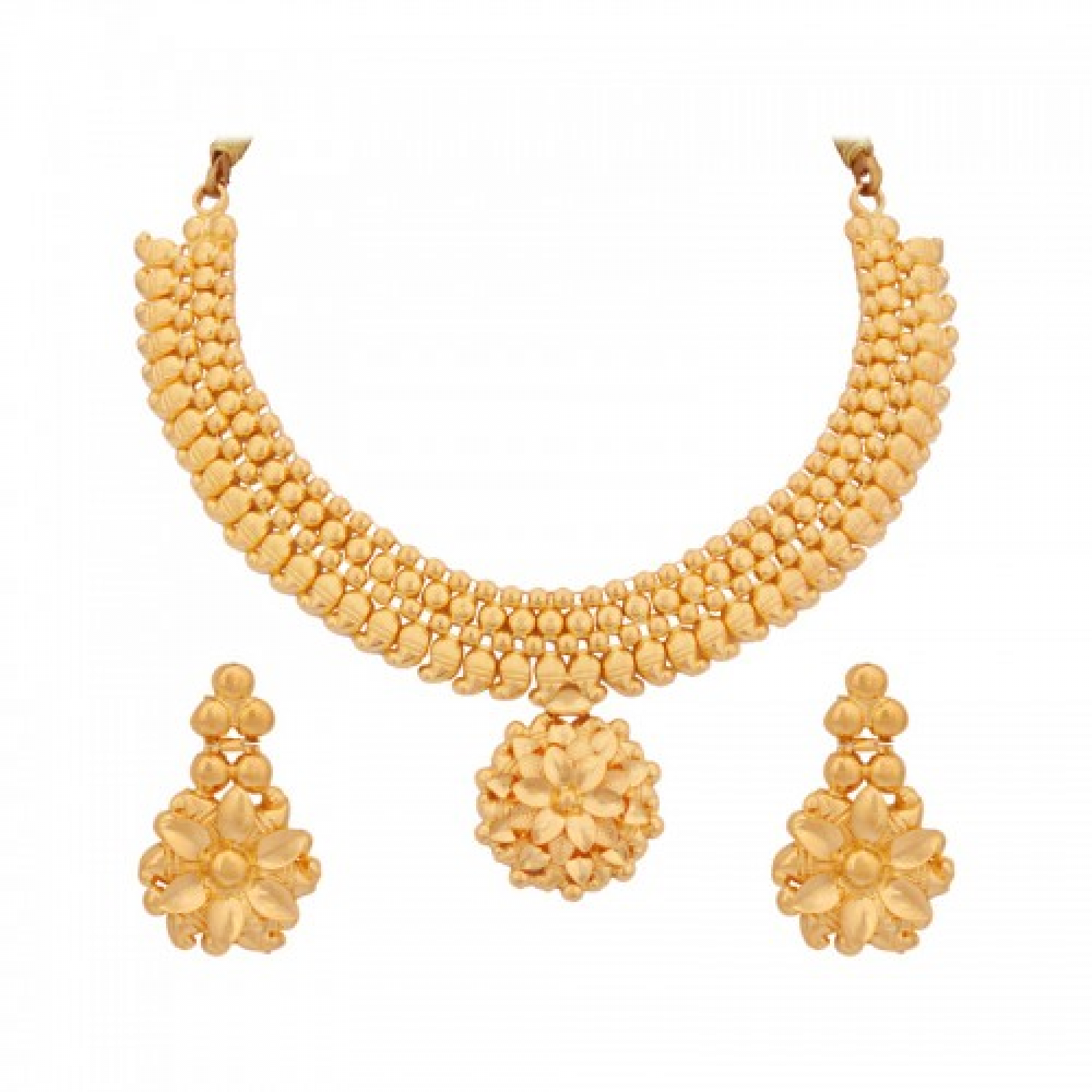 Chardonnay Gold Necklace Set