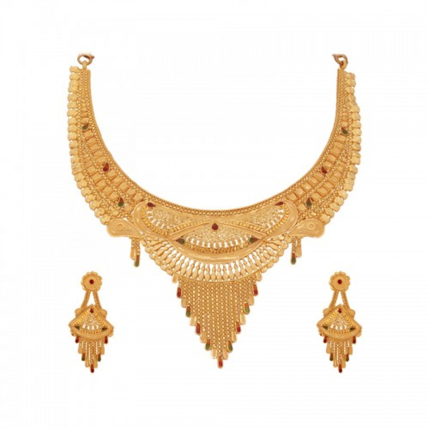 The Nishadi Gold Necklace Set