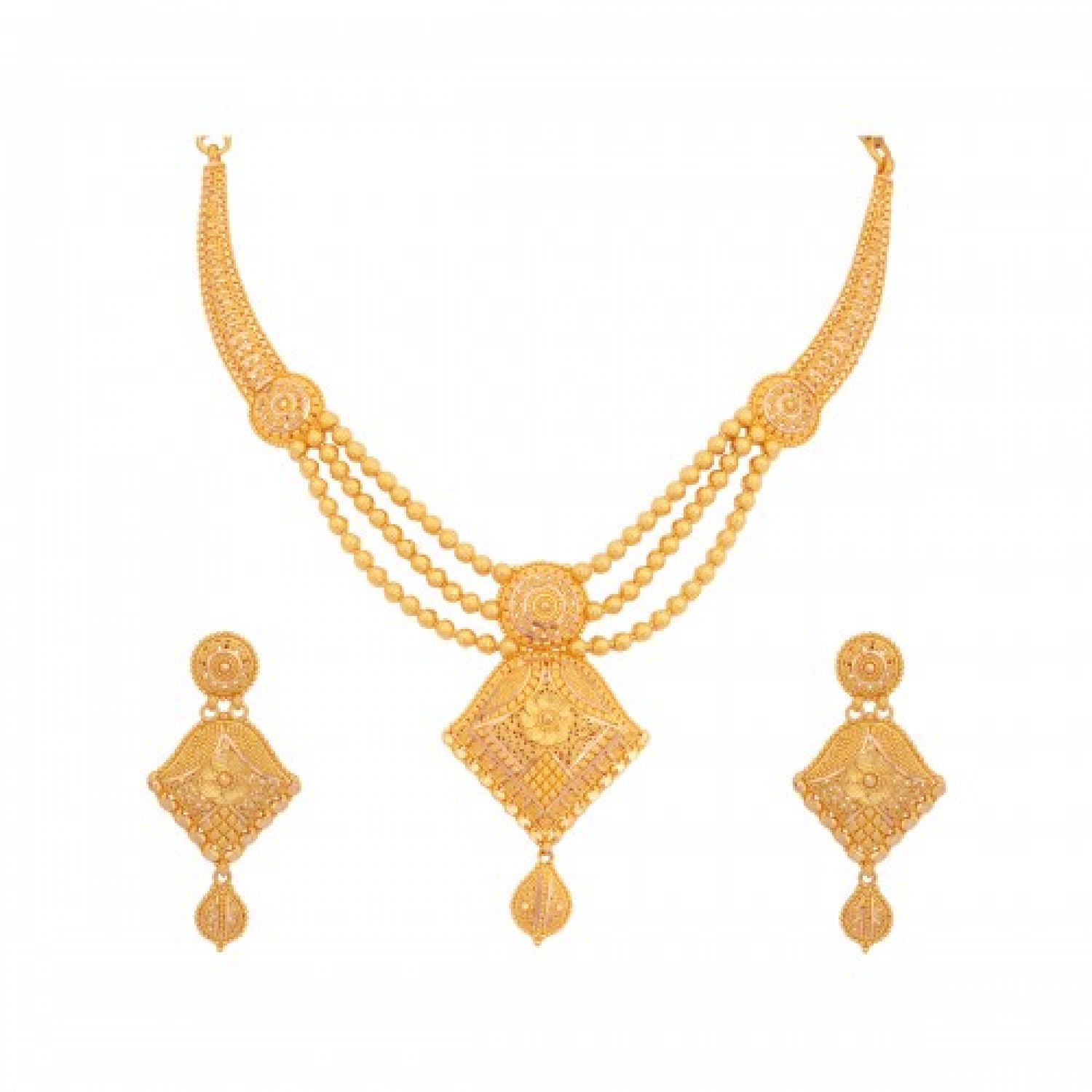 The Adeen Gold Necklace Set
