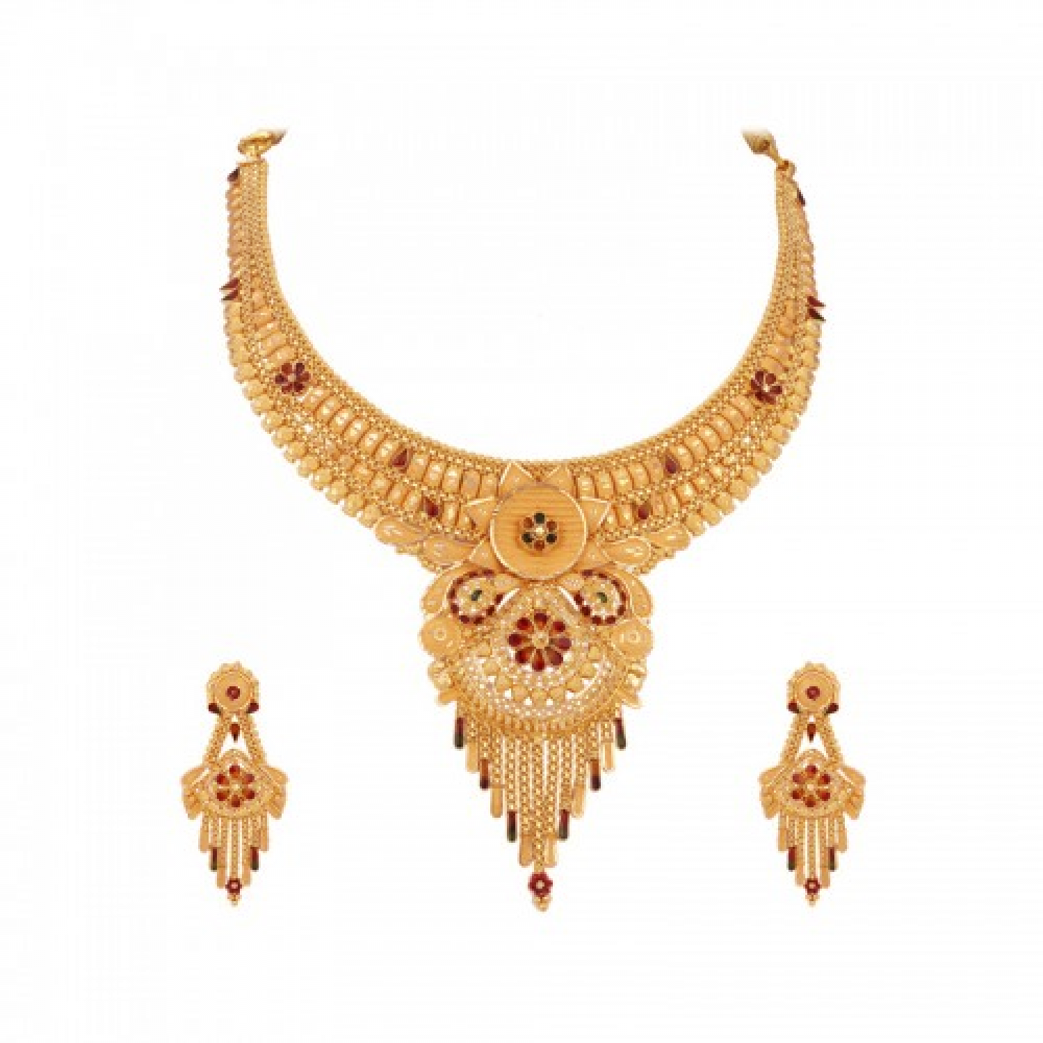 Nicholas Gold Necklace Set