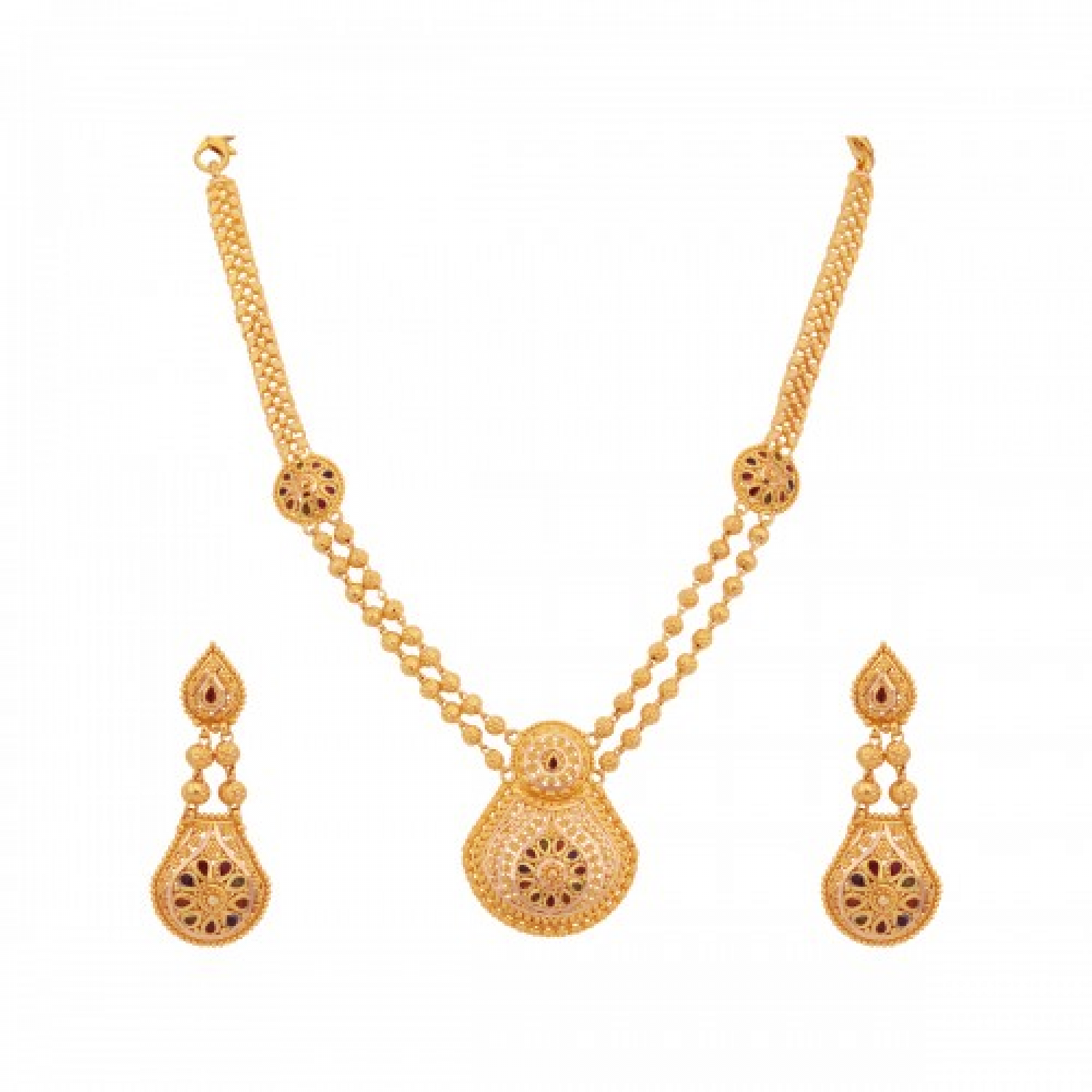 The Marcy Gold Necklace Set
