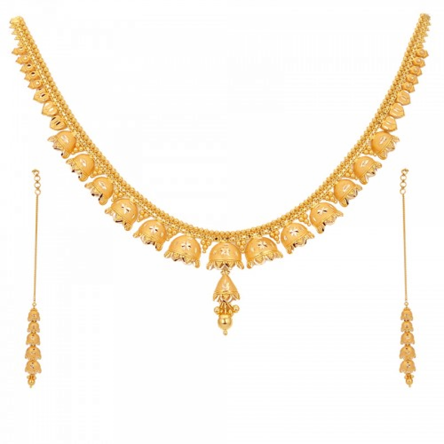 The Halburt Gold Necklace Set