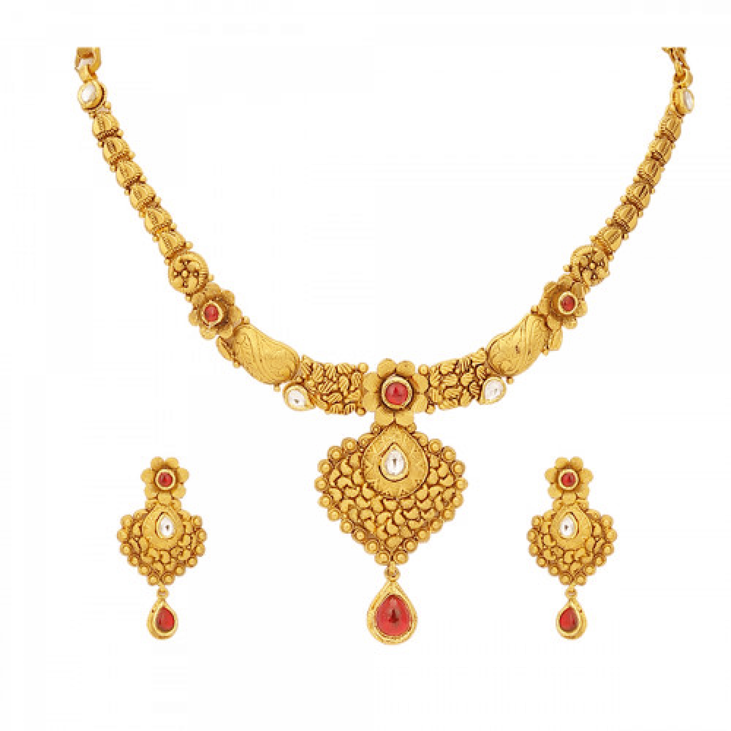 The Septima Gold Necklace Set