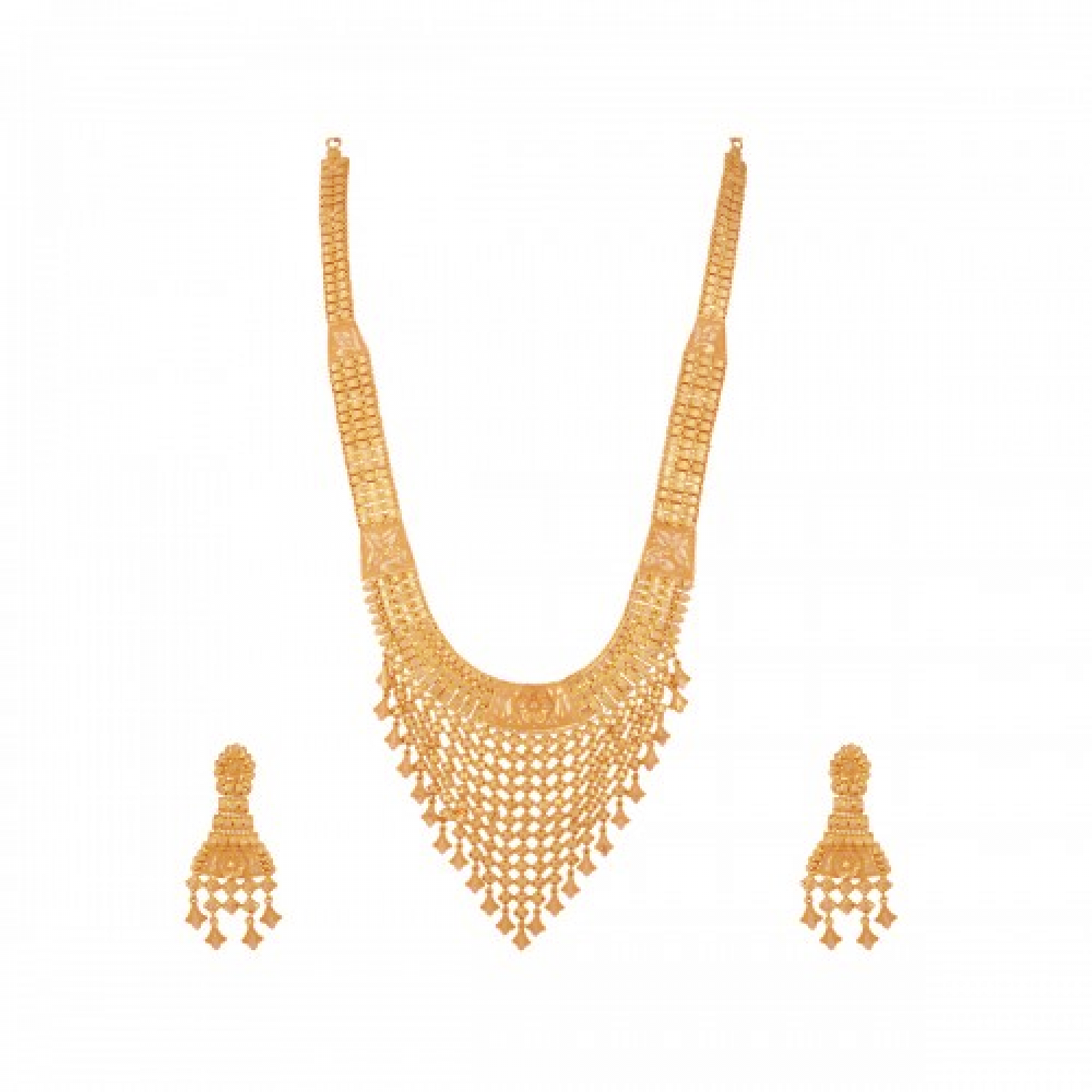 Ayesha Gold Necklace Set