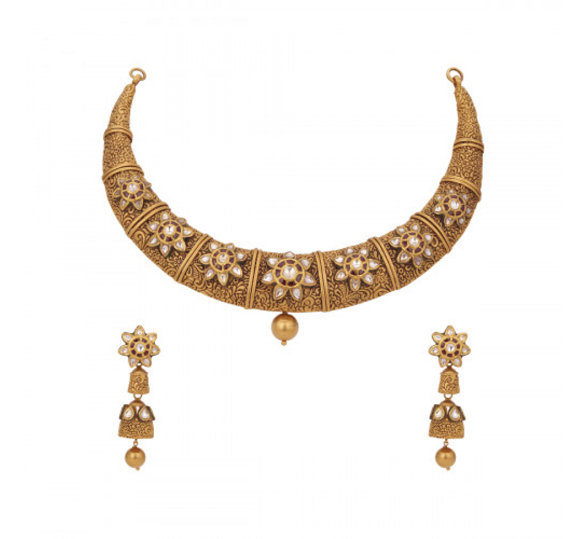 Maeghan Gold Necklace Set