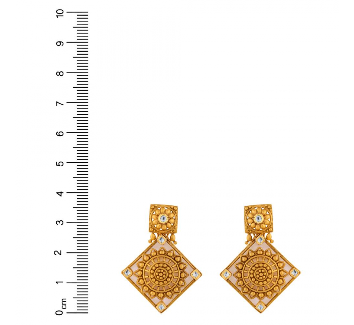 Saima Gold Necklace Set