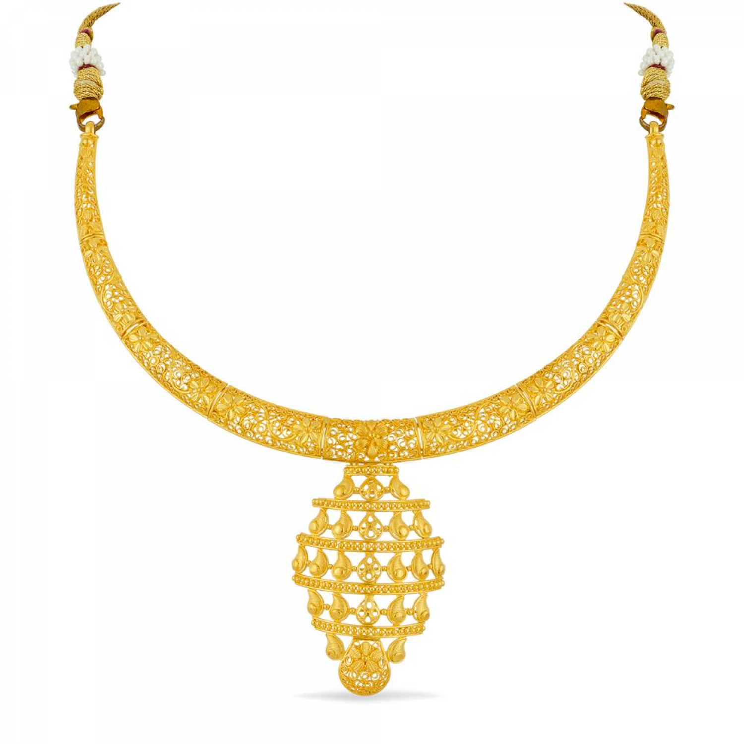 Aarti Design Gold Necklace Set
