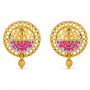 Round Design Gold Necklace Set