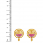 Round Design Gold Necklace Set