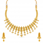 Aarushi Gold Necklace Set