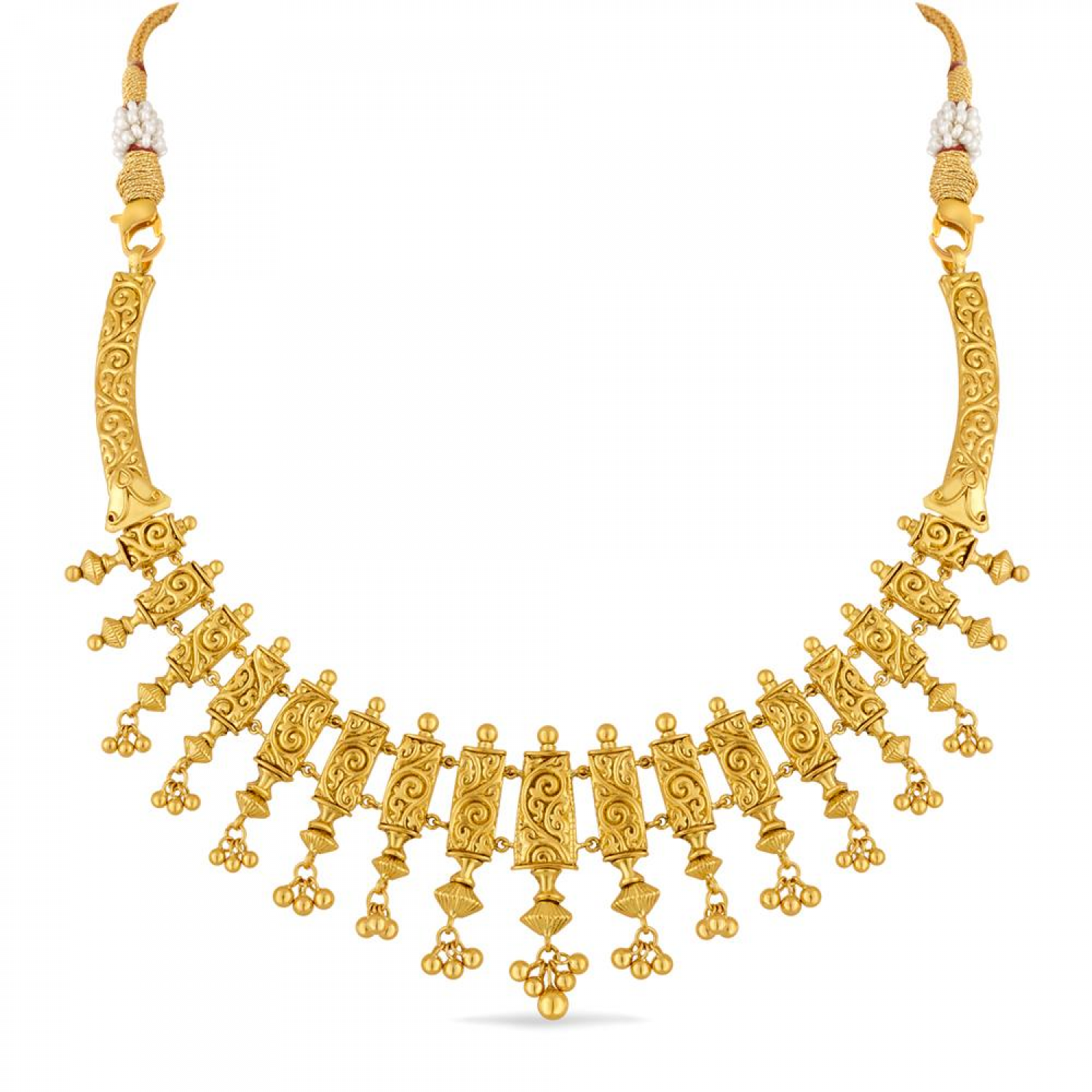 Aarushi Gold Necklace Set
