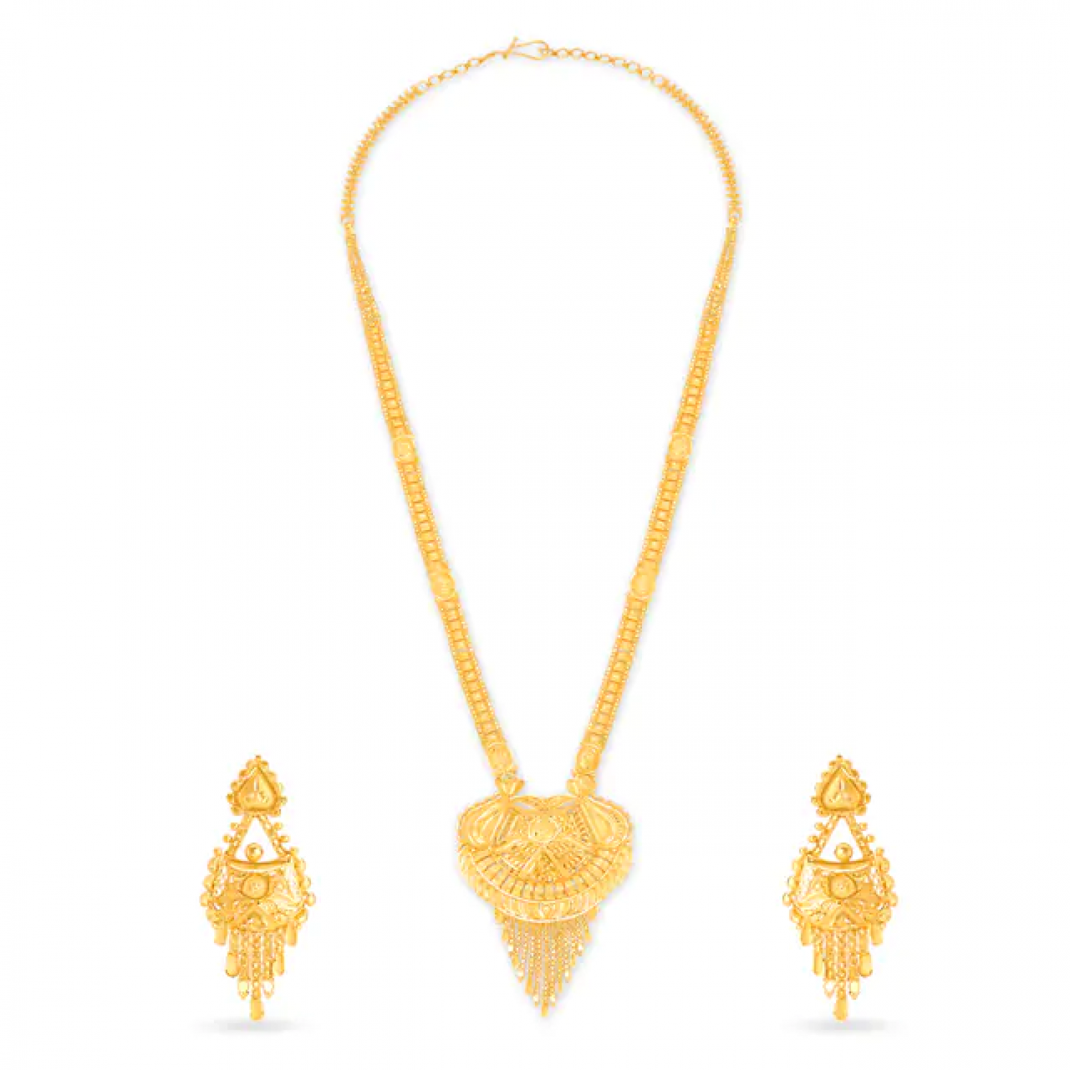 Dazzling Gold Necklace Set