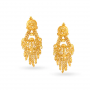 Visha Floral Gold Necklace Set