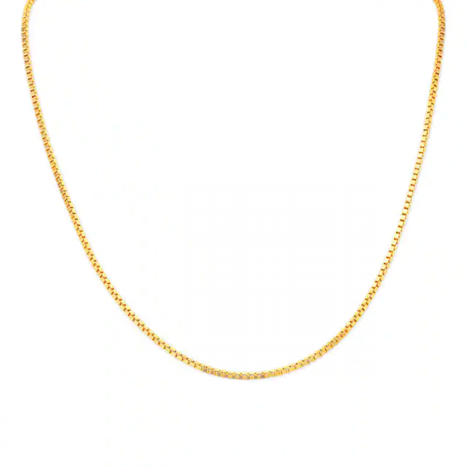 Subtle Fancy Gold Box Chain
