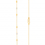 Contemporary Gold Bead Chain