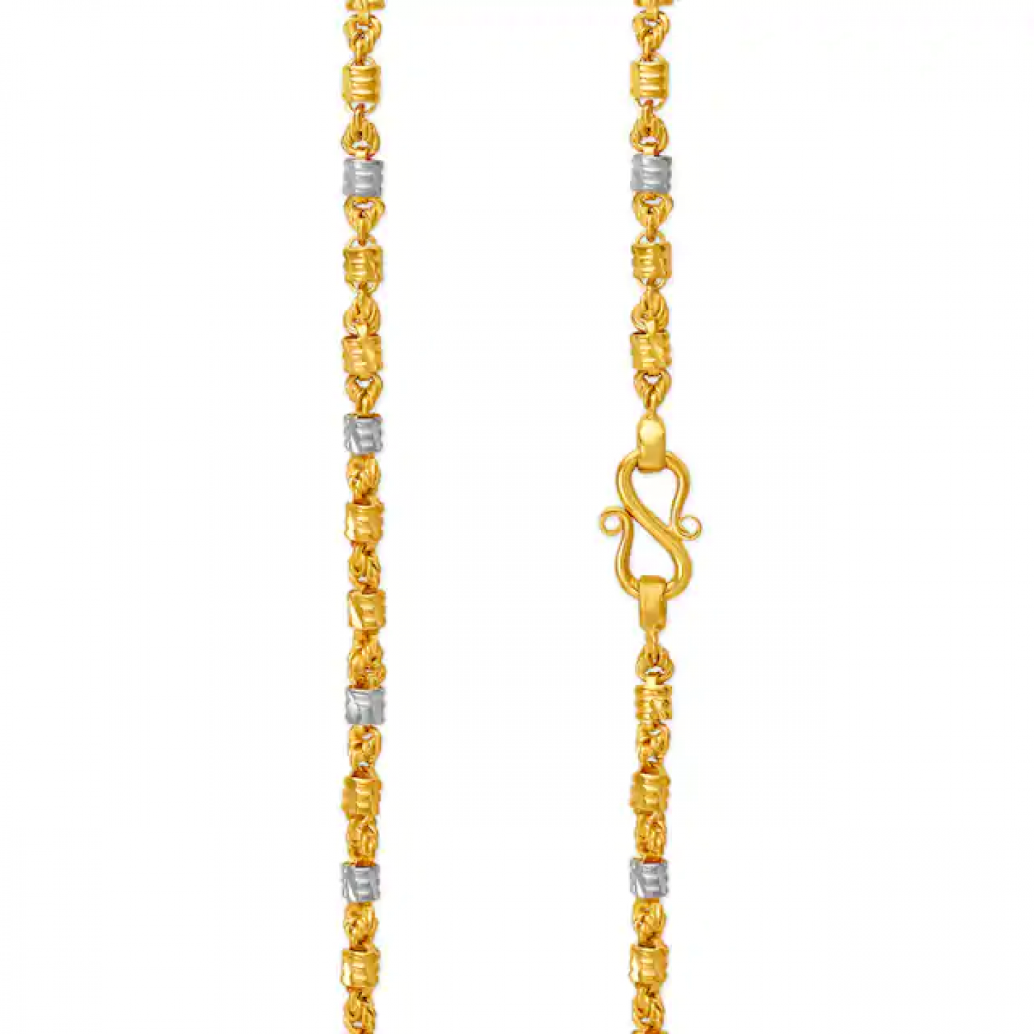 Traditional Spiral Gold Chain