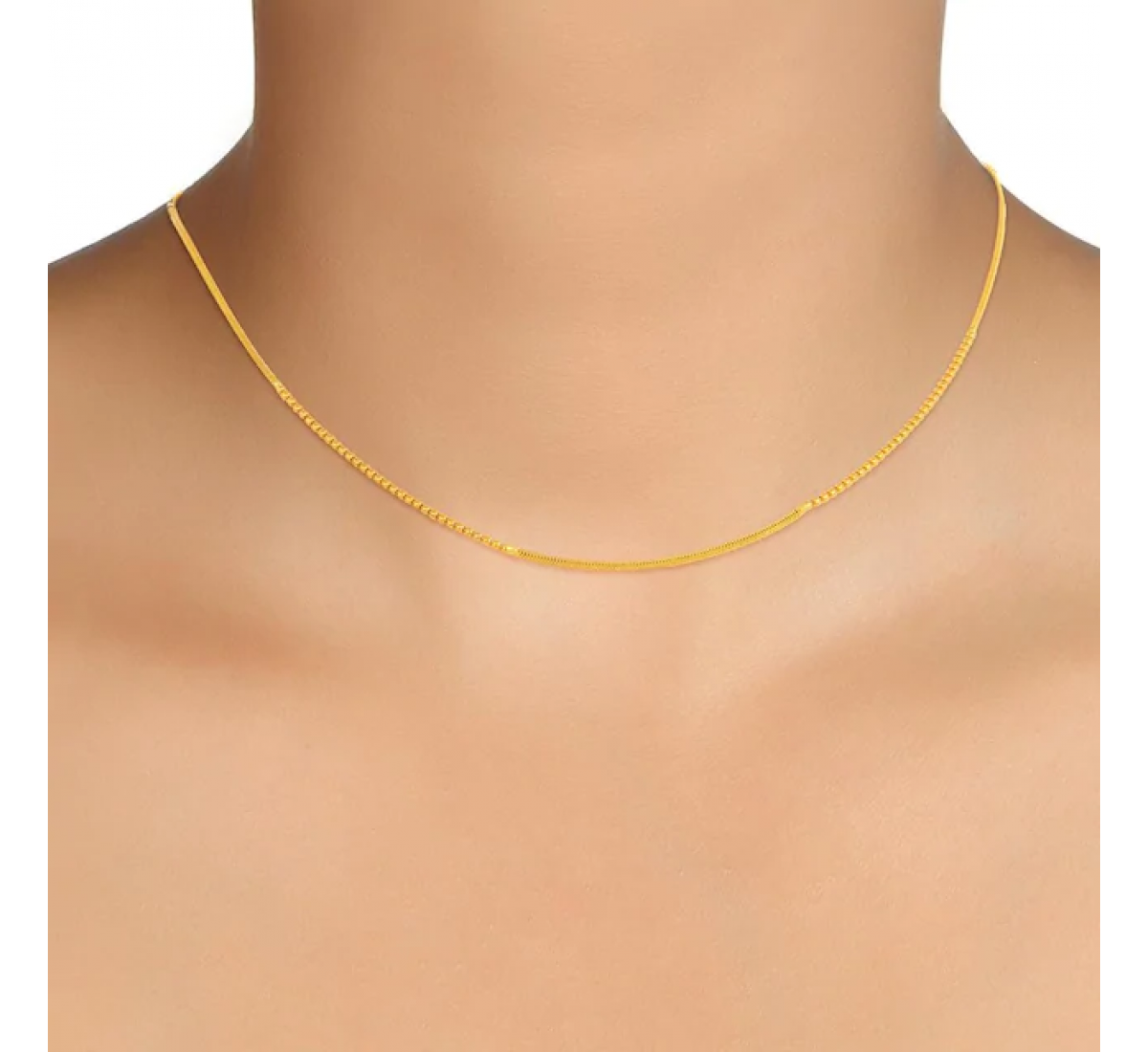 Alluring Slender Gold Chain