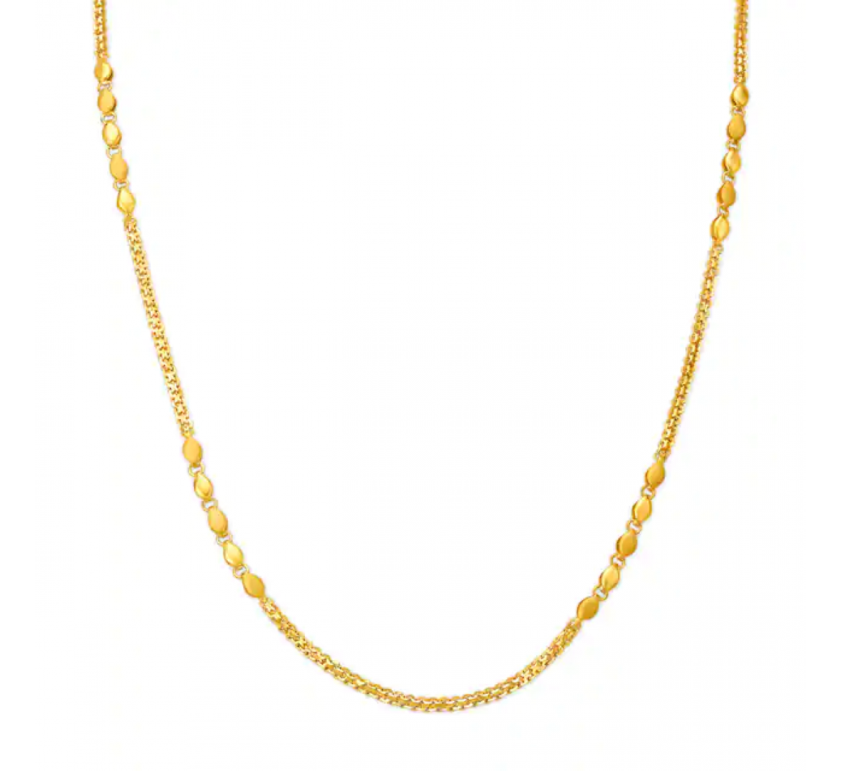 Alluring Sleek Fox Gold Chain