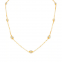 Intricate Work Bead Gold Chain