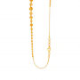 Intricate Work Bead Gold Chain