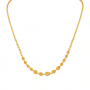 Sleek Artistic Gold Chain