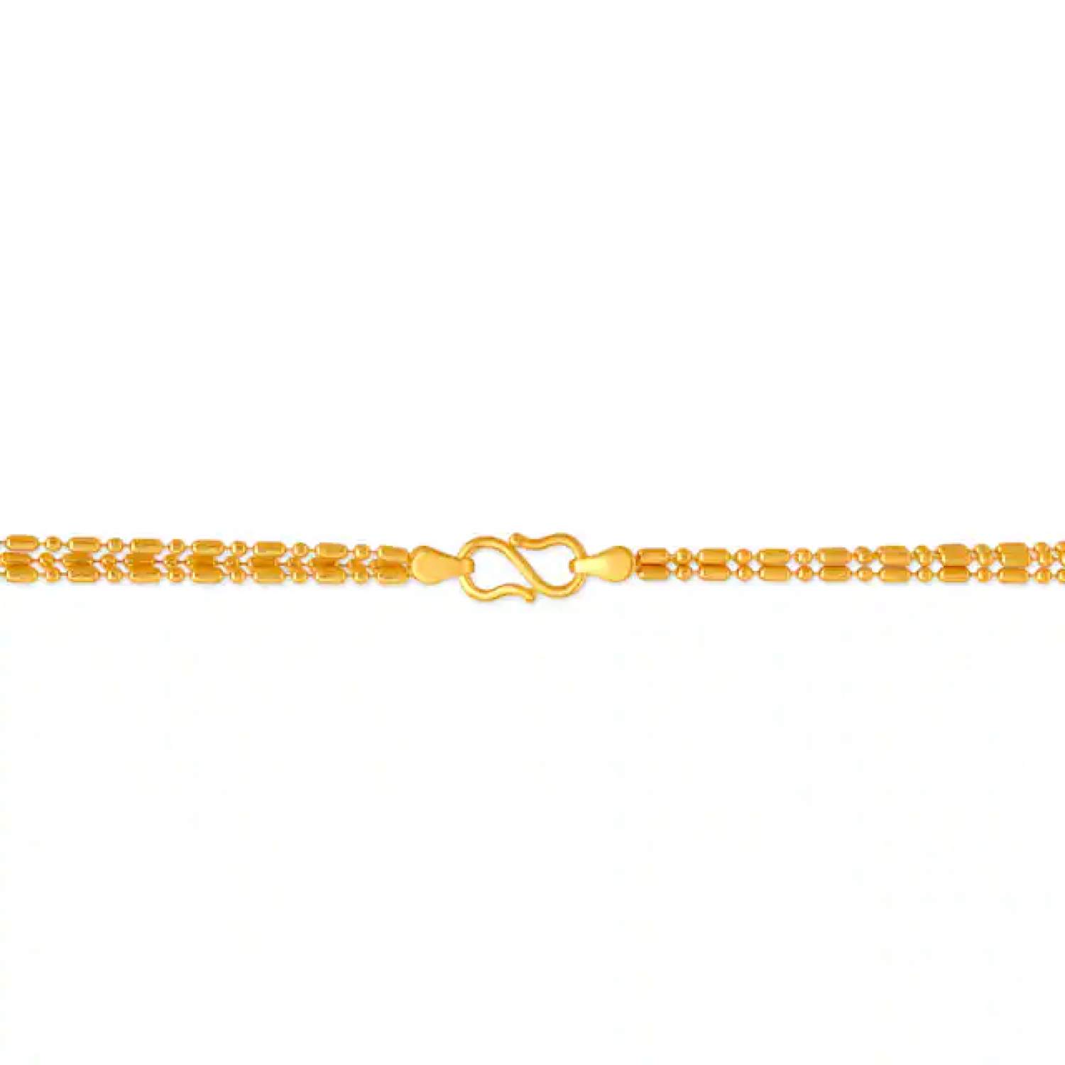 Lustrous Spiral Gold Chain