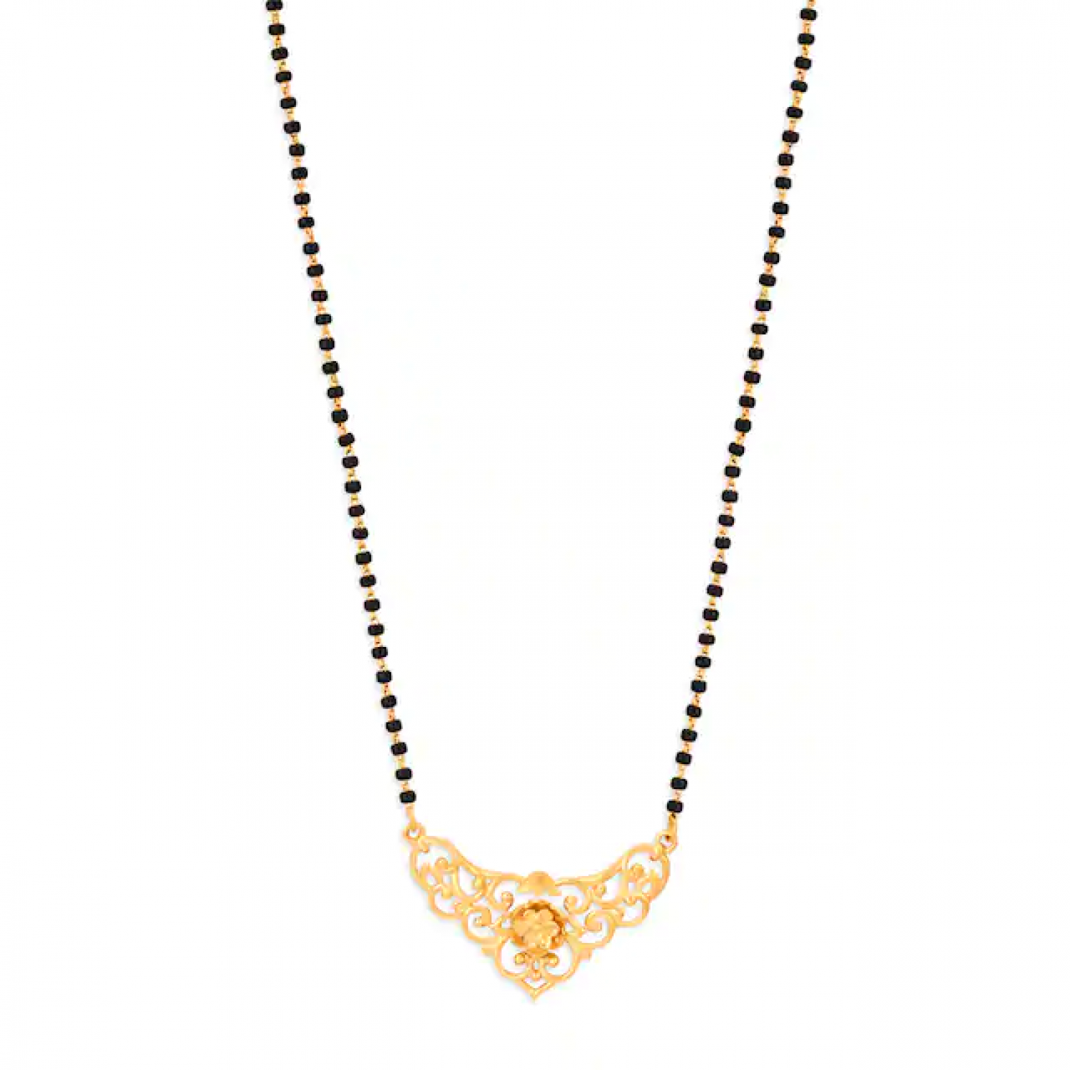 Anvika Sleek Gold Mangalsutra