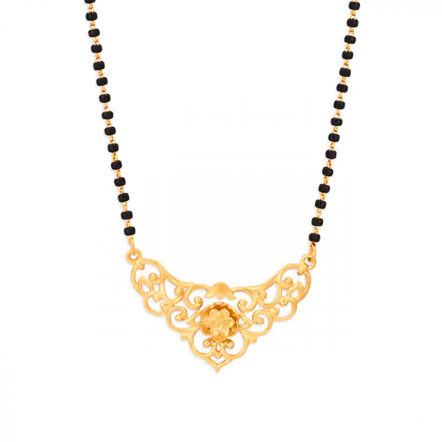 Anvika Sleek Gold Mangalsutra
