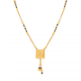 Rhombic Beads Gold Mangalsutra