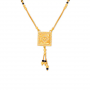 Rhombic Beads Gold Mangalsutra