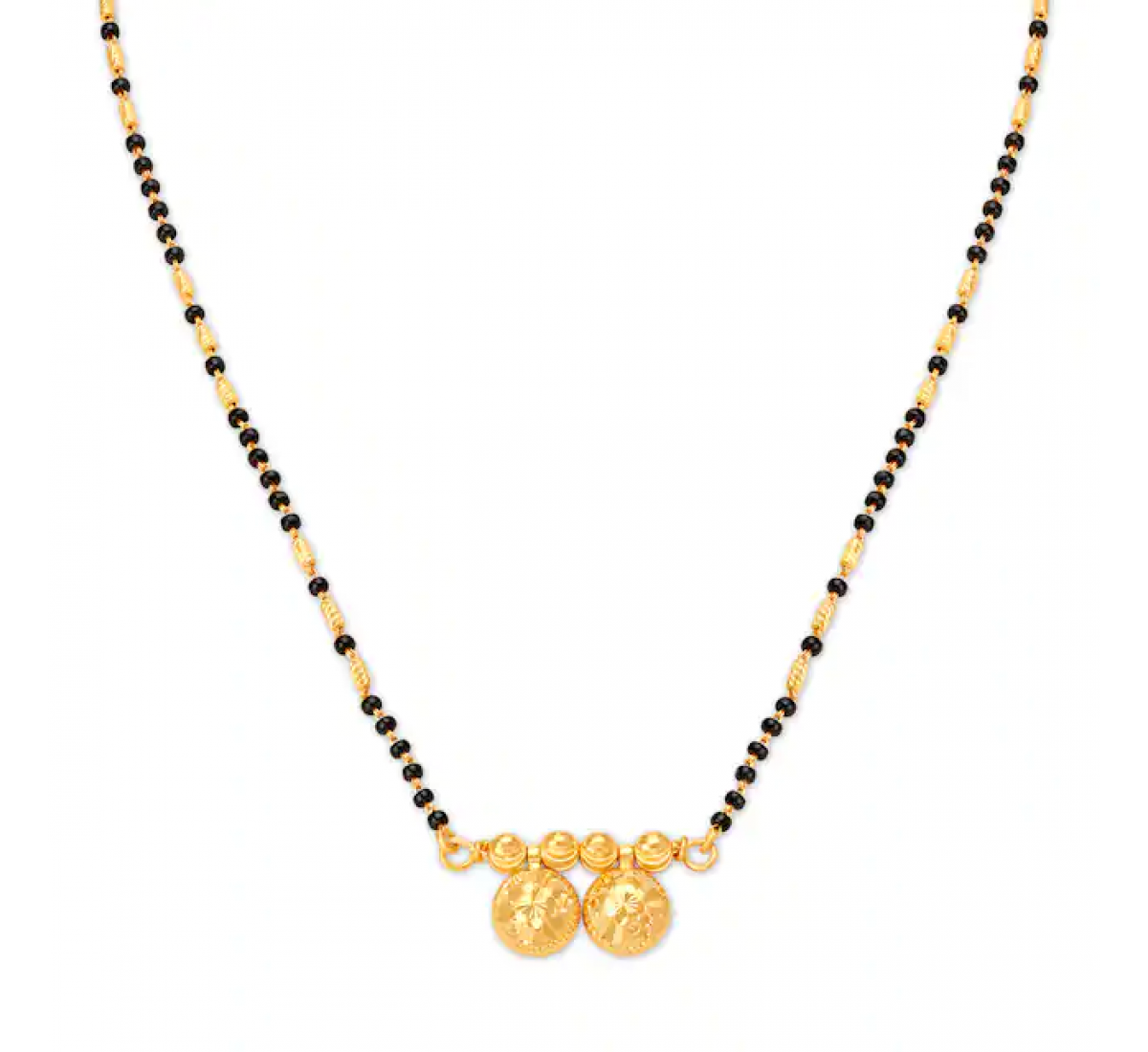 Fabian Carved Gold Mangalsutra