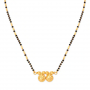 Fabian Carved Gold Mangalsutra