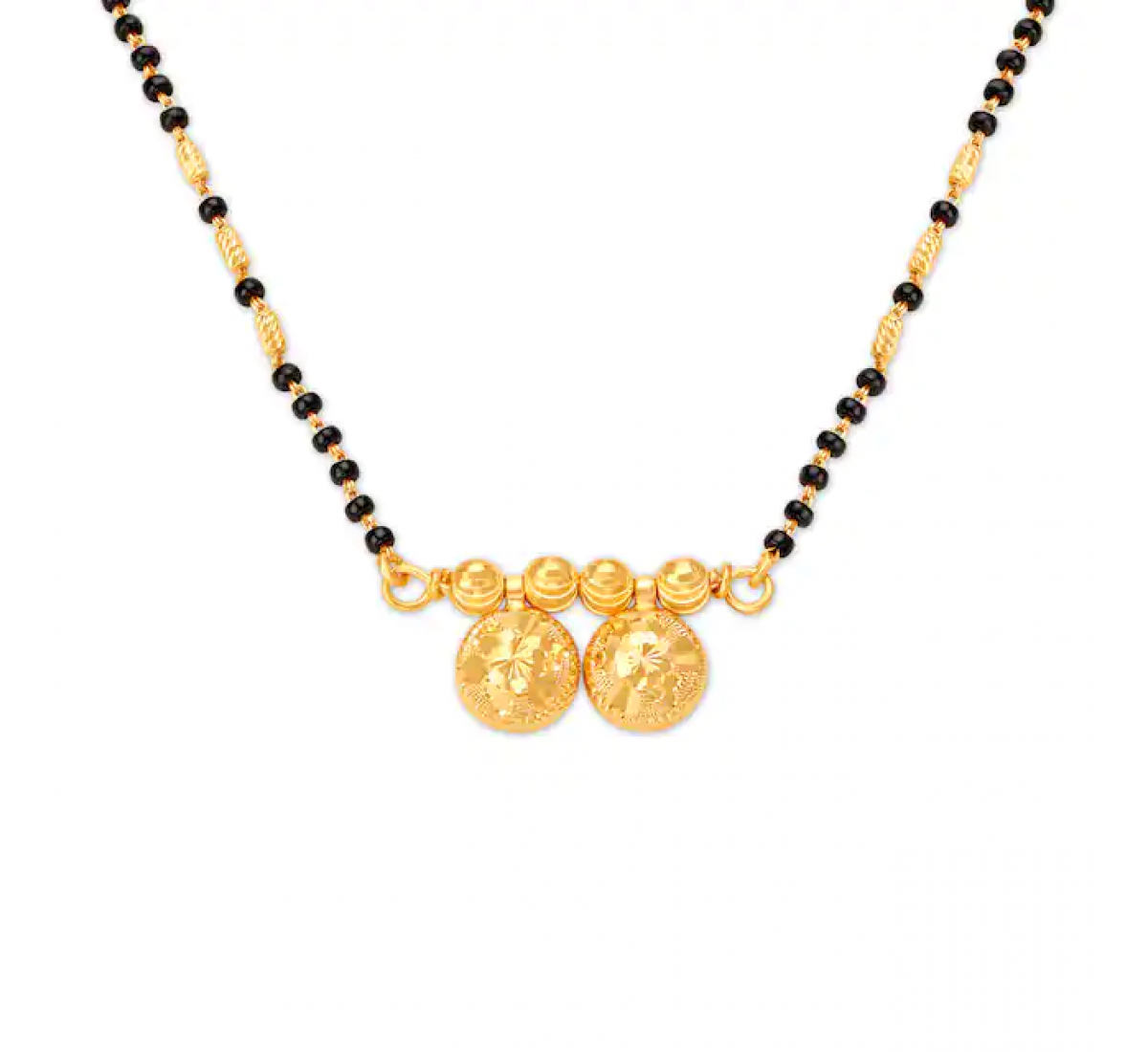Fabian Carved Gold Mangalsutra