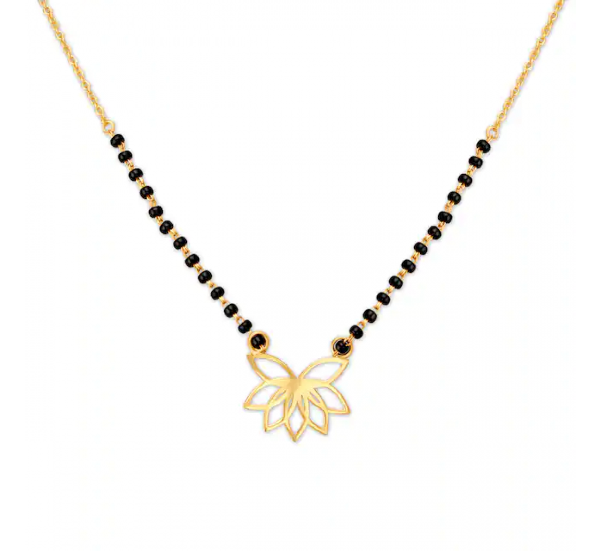 Edith Floral Gold Mangalsutra