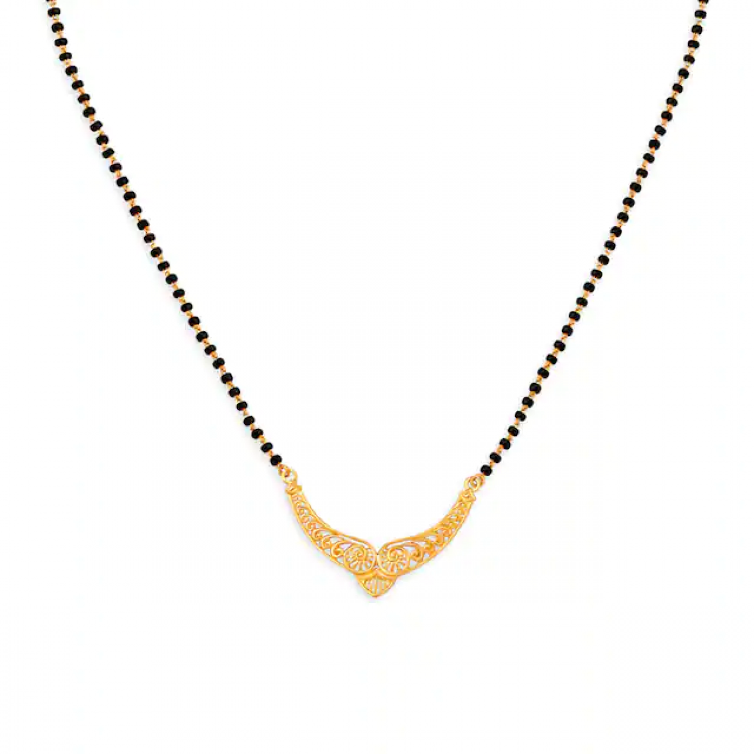 Sleek Stately Gold Mangalsutra