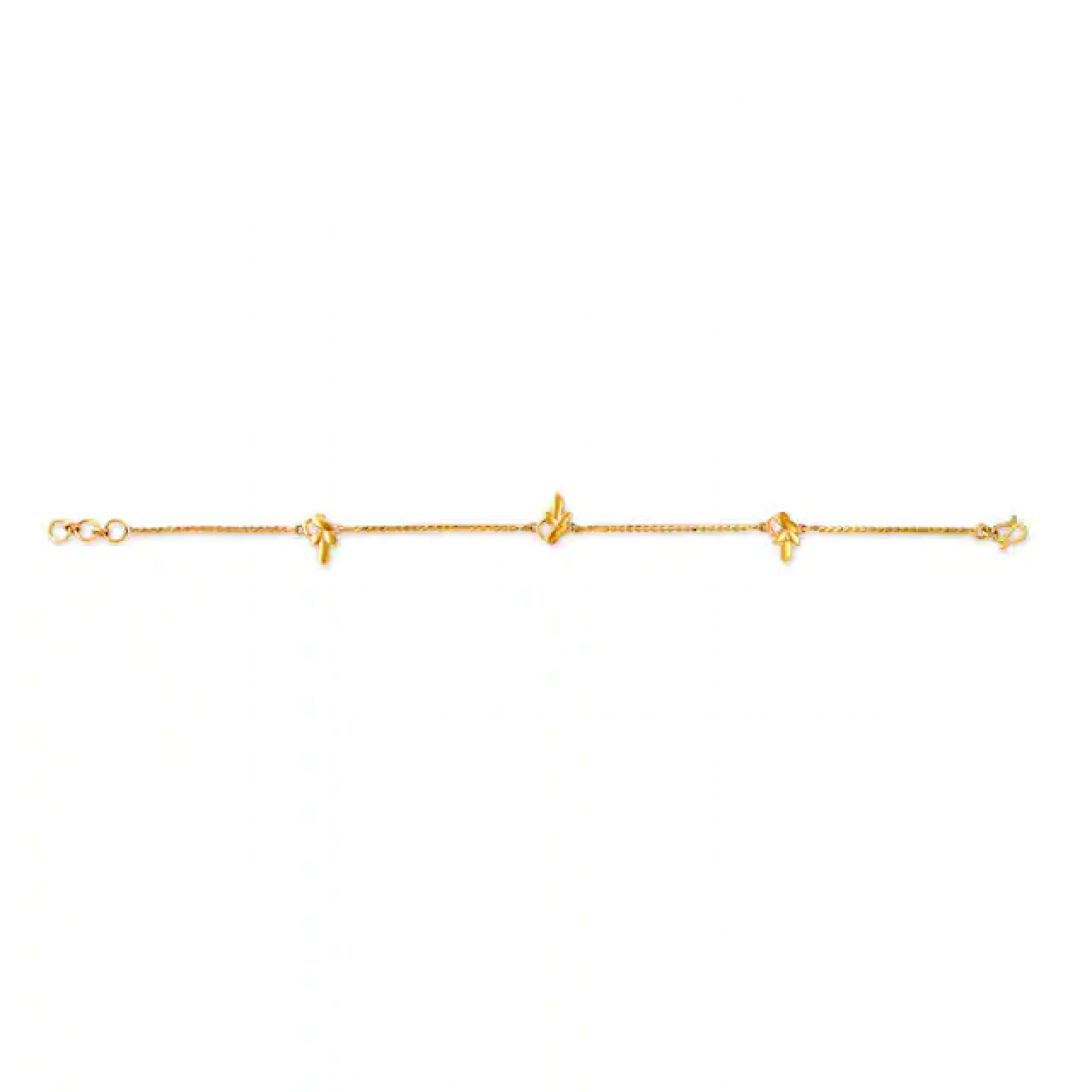 Elegant Floral Gold Bracelet Elegant Floral Gold Bracelet